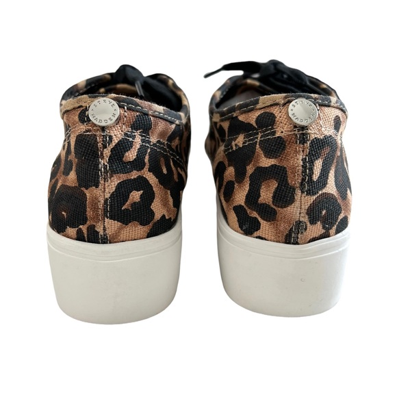 Steve Madden Emmi Leopard Print Platform Sneakers Size 7.5M - Picture 8 of 16